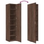 Aparador de madera de ingeniería marrón roble 40x42,5x185 cm by , Sideboards - Ref: Foro24-3281405, Price: 143,12 €, Discount: %