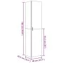 Aparador de madera de ingeniería marrón roble 40x42,5x185 cm by , Sideboards - Ref: Foro24-3281405, Price: 140,81 €, Discount: %
