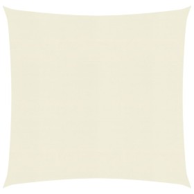 Cream HDPE sail awning 160 g/m² 2.5x2.5 m by vidaXL, Umbrellas - Ref: Foro24-311163, Price: 23,96 €, Discount: %