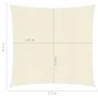 Cream HDPE sail awning 160 g/m² 2.5x2.5 m by vidaXL, Umbrellas - Ref: Foro24-311163, Price: 23,46 €, Discount: %