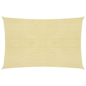 Beige HDPE sail awning 160 g/m² 5x8 m by vidaXL, Umbrellas - Ref: Foro24-311138, Price: 74,44 €, Discount: %