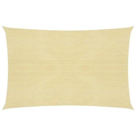 Beige HDPE sail awning 160 g/m² 5x8 m by vidaXL, Umbrellas - Ref: Foro24-311138, Price: 66,14 €, Discount: %