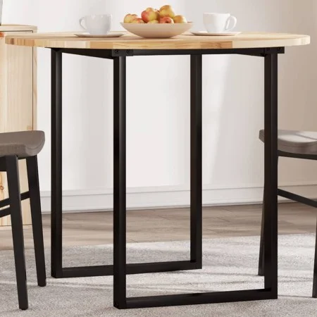 Tablero de mesa redondo madera maciza de acacia Ø90x2 cm by , Table tops - Ref: Foro24-4008687, Price: 86,94 €, Discount: %