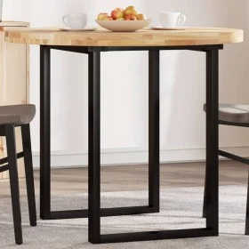 Tablero de mesa redondo madera maciza de acacia Ø90x4 cm by , Table tops - Ref: Foro24-4008693, Price: 142,60 €, Discount: %