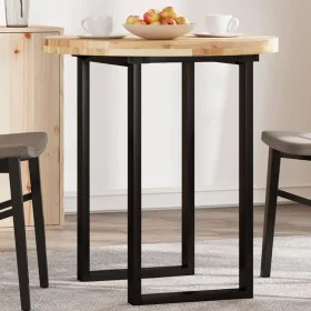 Tablero de mesa redondo madera maciza de acacia Ø70x4 cm by , Table tops - Ref: Foro24-4008691, Price: 82,26 €, Discount: %