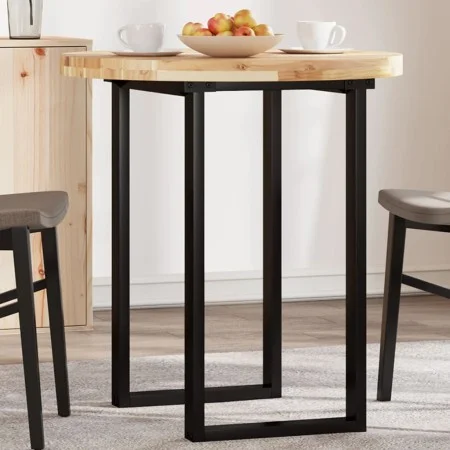 Tablero de mesa redondo madera maciza de acacia Ø70x4 cm by , Table tops - Ref: Foro24-4008691, Price: 82,26 €, Discount: %