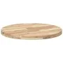 Tablero de mesa redondo madera maciza de acacia Ø70x4 cm by , Table tops - Ref: Foro24-4008691, Price: 82,26 €, Discount: %