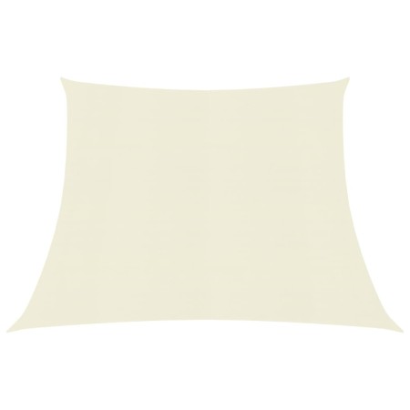 Toldo de vela HDPE color crema 160 g/m² 4/5x3 m by vidaXL, Umbrellas - Ref: Foro24-311215, Price: 29,14 €, Discount: %