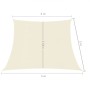 Toldo de vela HDPE color crema 160 g/m² 4/5x3 m by vidaXL, Umbrellas - Ref: Foro24-311215, Price: 29,14 €, Discount: %