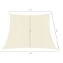 Toldo de vela HDPE color crema 160 g/m² 4/5x3 m by vidaXL, Umbrellas - Ref: Foro24-311215, Price: 35,85 €, Discount: %
