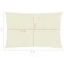 Cream HDPE sail shade 160 g/m² 2x3 m by vidaXL, Umbrellas - Ref: Foro24-311172, Price: 23,22 €, Discount: %