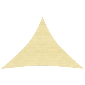 Beige HDPE-Segelmarkise 160 g/m² 4x4x4 m von vidaXL, Sonnenschirme - Ref: Foro24-311148, Preis: 22,81 €, Rabatt: %