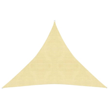 Beige HDPE sail awning 160 g/m² 4x4x4 m by vidaXL, Umbrellas - Ref: Foro24-311148, Price: 22,81 €, Discount: %