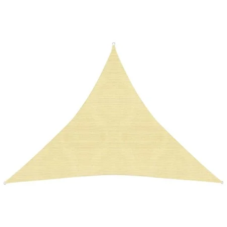 Beige HDPE sail awning 160 g/m² 4x4x4 m by vidaXL, Umbrellas - Ref: Foro24-311148, Price: 25,64 €, Discount: %