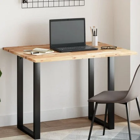 Tablero de mesa rectangular madera maciza de acacia 100x80x2 cm by , Table tops - Ref: Foro24-4008763, Price: 101,10 €, Disco...