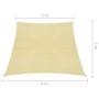 Beige HDPE sail shade 160 g/m² 3/4x2 m by vidaXL, Umbrellas - Ref: Foro24-311158, Price: 25,45 €, Discount: %