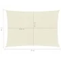 Toldo de vela crema HDPE 160 g/m² 3x4 m de vidaXL, Sombrillas - Ref: Foro24-311182, Precio: 30,81 €, Descuento: %