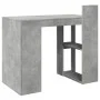 Escritorio madera de ingeniería gris hormigón 103,5x56,5x94 cm by , Desks - Ref: Foro24-847978, Price: 79,79 €, Discount: %