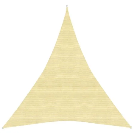 Beige HDPE sail awning 160 g/m² 5x7x7 m by vidaXL, Umbrellas - Ref: Foro24-311154, Price: 41,24 €, Discount: %