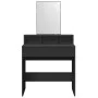 Tocador con espejo negro 80x41x144,5 cm by , Bedroom Dressers - Ref: Foro24-848172, Price: 95,29 €, Discount: %