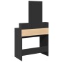 Frisiertisch mit schwarzem Spiegel 80x41x144,5 cm von , Schlafzimmerkommoden - Ref: Foro24-848172, Preis: 96,75 €, Rabatt: %