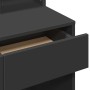 Frisiertisch mit schwarzem Spiegel 80x41x144,5 cm von , Schlafzimmerkommoden - Ref: Foro24-848172, Preis: 96,75 €, Rabatt: %