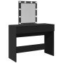 Tocador con luces LED negro 100x40x130 cm by , Bedroom Dressers - Ref: Foro24-848193, Price: 131,96 €, Discount: %