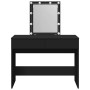 Tocador con luces LED negro 100x40x130 cm by , Bedroom Dressers - Ref: Foro24-848193, Price: 131,96 €, Discount: %