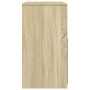 Frisiertisch mit Eichenholz-Hocker Sonoma 60x40x113,5 cm von , Schlafzimmerkommoden - Ref: Foro24-848215, Preis: 99,38 €, Rab...
