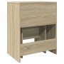Frisiertisch mit Eichenholz-Hocker Sonoma 60x40x113,5 cm von , Schlafzimmerkommoden - Ref: Foro24-848215, Preis: 99,38 €, Rab...