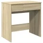 Frisiertisch mit Eichenholz-Sonoma-Spiegel 73x46,5x120 cm von , Schlafzimmerkommoden - Ref: Foro24-848222, Preis: 89,62 €, Ra...