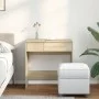 Frisiertisch mit Eichenholz-Sonoma-Spiegel 73x46,5x120 cm von , Schlafzimmerkommoden - Ref: Foro24-848222, Preis: 89,62 €, Ra...