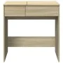 Frisiertisch mit Eichenholz-Sonoma-Spiegel 73x46,5x120 cm von , Schlafzimmerkommoden - Ref: Foro24-848222, Preis: 89,62 €, Ra...