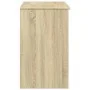 Frisiertisch mit Eichenholz-Sonoma-Spiegel 73x46,5x120 cm von , Schlafzimmerkommoden - Ref: Foro24-848222, Preis: 89,62 €, Ra...
