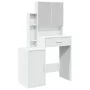 Frisiertisch mit weißem Möbel 80x35x132 cm von , Schlafzimmerkommoden - Ref: Foro24-848234, Preis: 110,73 €, Rabatt: %
