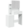 Frisiertisch mit weißem Möbel 80x35x132 cm von , Schlafzimmerkommoden - Ref: Foro24-848234, Preis: 113,87 €, Rabatt: %