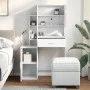 Frisiertisch mit weißem Möbel 80x35x132 cm von , Schlafzimmerkommoden - Ref: Foro24-848234, Preis: 110,73 €, Rabatt: %