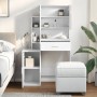 Frisiertisch mit weißem Möbel 80x35x132 cm von , Schlafzimmerkommoden - Ref: Foro24-848234, Preis: 113,87 €, Rabatt: %