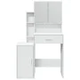 Frisiertisch mit weißem Möbel 80x35x132 cm von , Schlafzimmerkommoden - Ref: Foro24-848234, Preis: 110,73 €, Rabatt: %