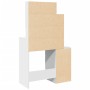 Frisiertisch mit weißem Möbel 80x35x132 cm von , Schlafzimmerkommoden - Ref: Foro24-848234, Preis: 113,87 €, Rabatt: %