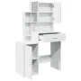 Frisiertisch mit weißem Möbel 80x35x132 cm von , Schlafzimmerkommoden - Ref: Foro24-848234, Preis: 110,73 €, Rabatt: %