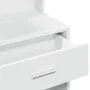 Frisiertisch mit weißem Möbel 80x35x132 cm von , Schlafzimmerkommoden - Ref: Foro24-848234, Preis: 110,73 €, Rabatt: %