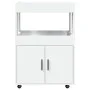 Barwagen aus weißem Ingenieurholz 60x39,5x89 cm von , Sideboards - Ref: Foro24-848269, Preis: 106,21 €, Rabatt: %