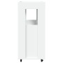 Carrito de bar madera de ingeniería blanco 60x39,5x89 cm by , Sideboards - Ref: Foro24-848269, Price: 107,90 €, Discount: %