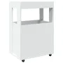 Barwagen aus weißem Ingenieurholz 60x39,5x89 cm von , Sideboards - Ref: Foro24-848269, Preis: 106,21 €, Rabatt: %