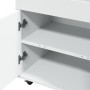 Carrito de bar madera de ingeniería blanco 60x39,5x89 cm by , Sideboards - Ref: Foro24-848269, Price: 107,90 €, Discount: %