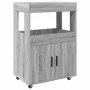 Barwagen aus Sonoma-Engineering-Holz in Grau, 60x39,5x89 cm. von , Sideboards - Ref: Foro24-848274, Preis: 99,15 €, Rabatt: %