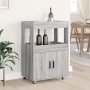 Carrito de bar madera de ingeniería gris Sonoma 60x39,5x89 cm by , Sideboards - Ref: Foro24-848274, Price: 100,67 €, Discount: %