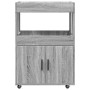 Carrito de bar madera de ingeniería gris Sonoma 60x39,5x89 cm by , Sideboards - Ref: Foro24-848274, Price: 100,67 €, Discount: %