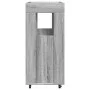 Barwagen aus Sonoma-Engineering-Holz in Grau, 60x39,5x89 cm. von , Sideboards - Ref: Foro24-848274, Preis: 99,15 €, Rabatt: %